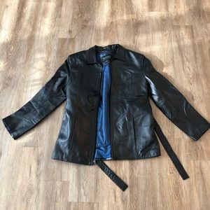 Beautiful Wilson’s Leather Insulated leather coat!
